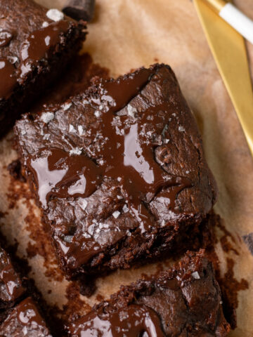 fudgy sweet potato brownies (gluten free)