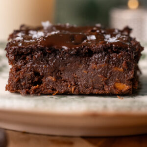 fudgy sweet potato brownies (gluten free)