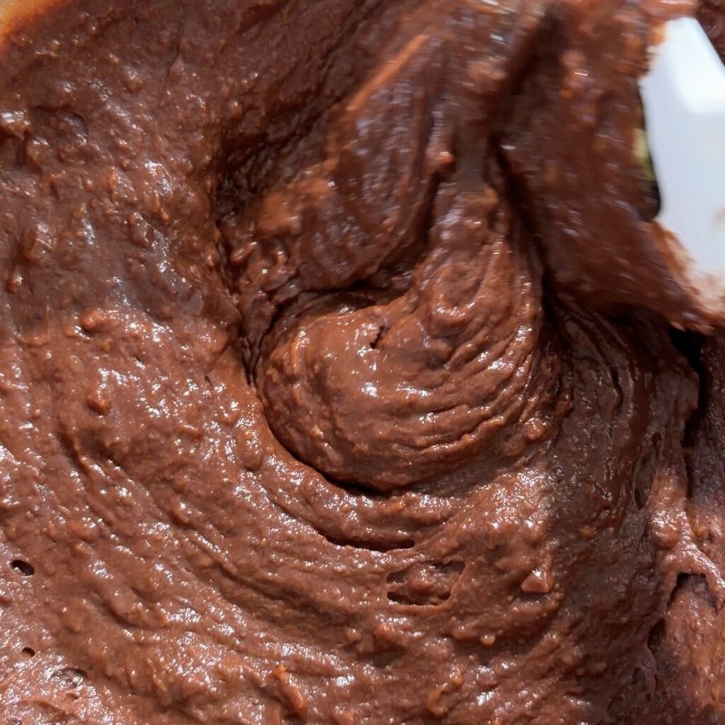 brownie batter in bowl