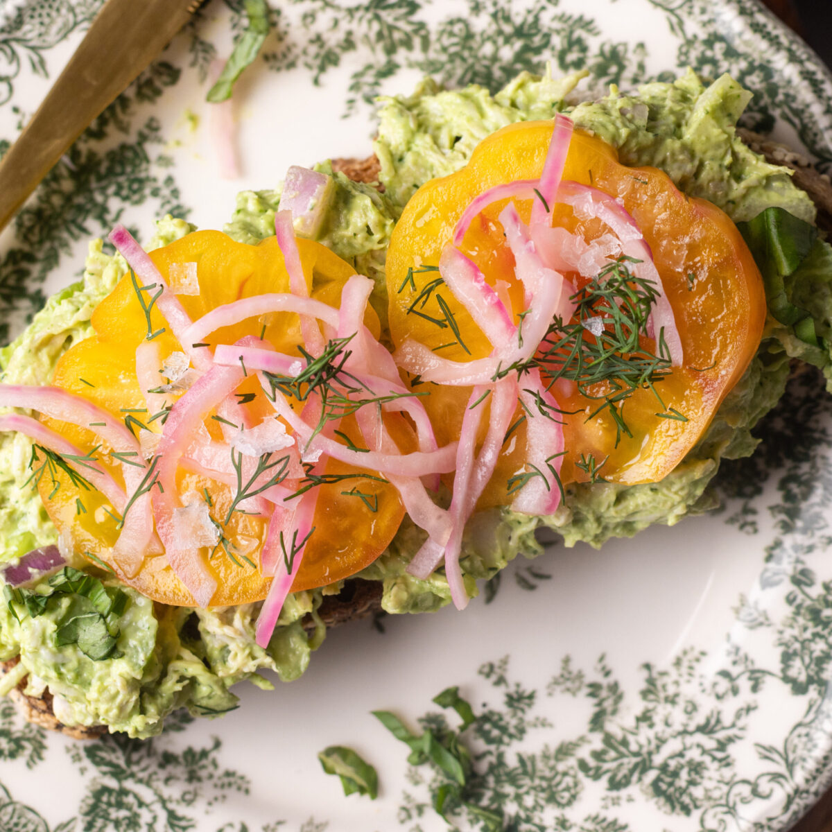 high protein green goddess chicken salad
