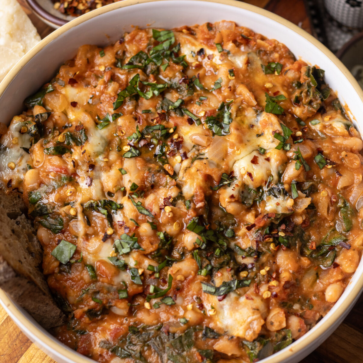 high protein pizza beans