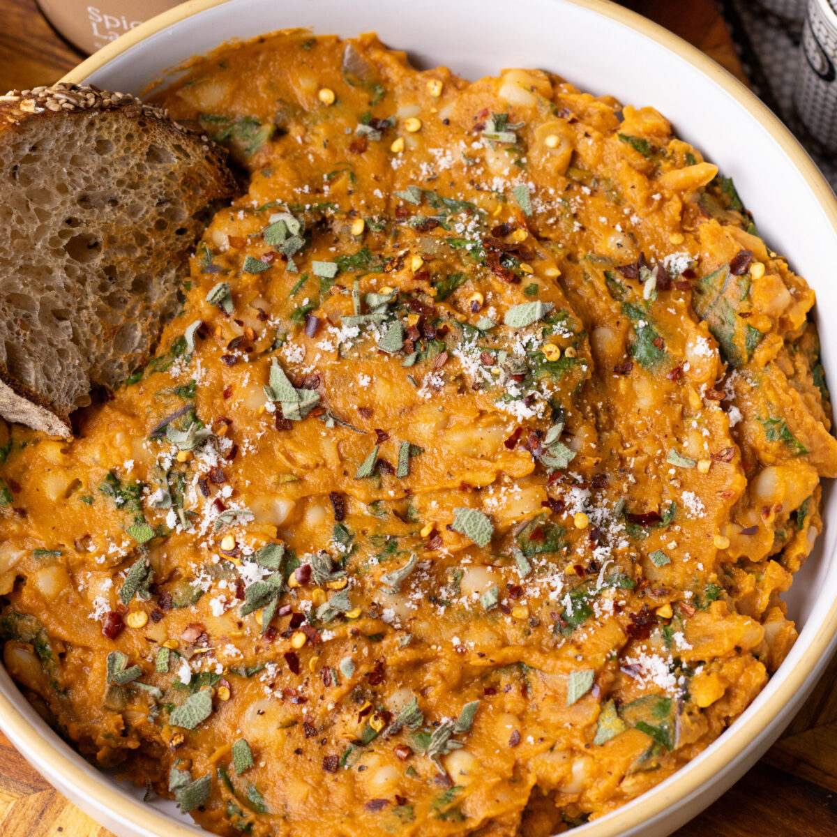 Creamy Pumpkin Beans (High Protein)